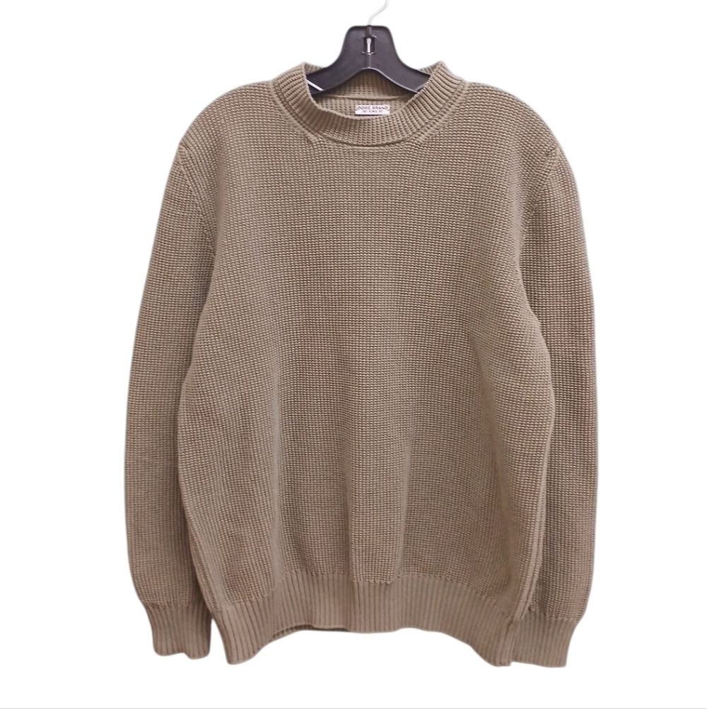 Oobe Olive Green Knit Structured Pullover Sweater Size Extra Large